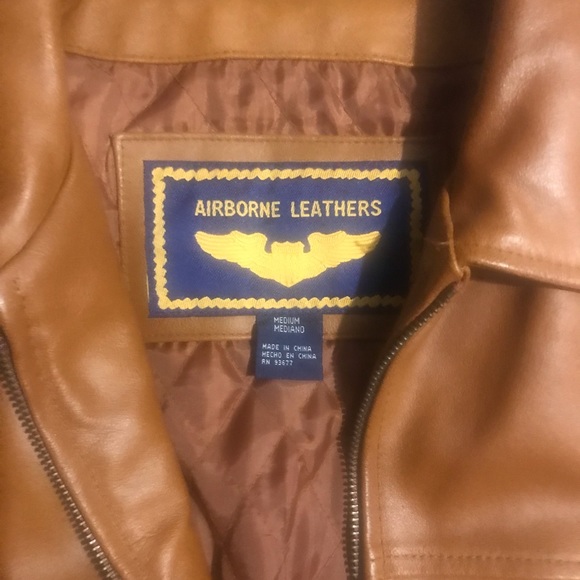 Men’s Airborne leather jacket - Picture 10 of 16